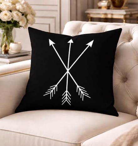 Black & White Living Collection Kussenhoes - 45 x 45 cm
