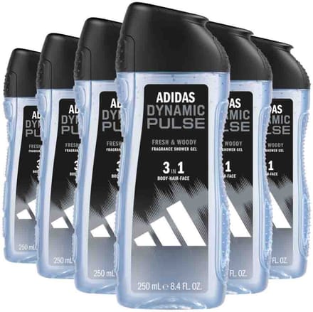 Adidas - Shower Gel Dynamic Pulse - 6 x 250 ml - Voordeelverpakking