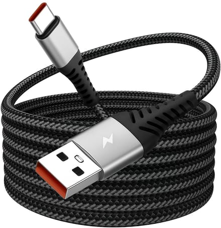 Dailygoods - 1 m USB C Snellaadkabel 100 W PD3.0