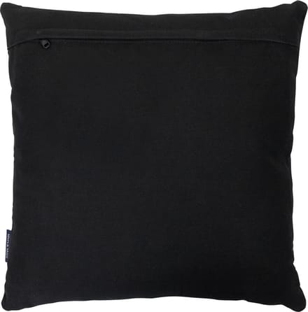 kussen koe gewei zwart 45x45cm