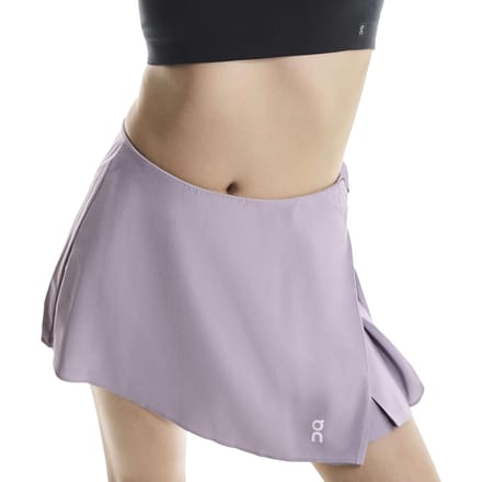 On Court Side Pleat Rok Dames-mauve