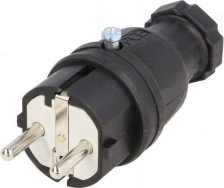 250V stekker met randaarde - IP44 - premium
