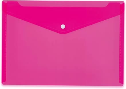 Opbergmapje 33x23cm PP pink