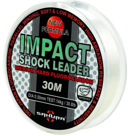 Sakura Impact Shock Leader Flurocarbon 20 M Rood 0.800 mm (64.00 Lbss)