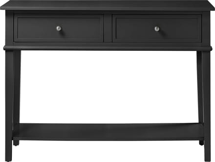 Notio Living Franklin – Consoletafel – 2-laden – Zwart MDF