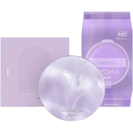Missha Glow Layering Fit Cushion Set No.17 Ivory 14 g + 14 g