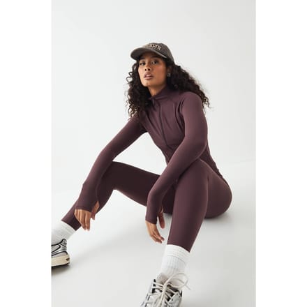 Dames DSGN Studio Sports Ultra Sculpt Hoge Taille Legging | Chocoladebruin | Maat: Medium
