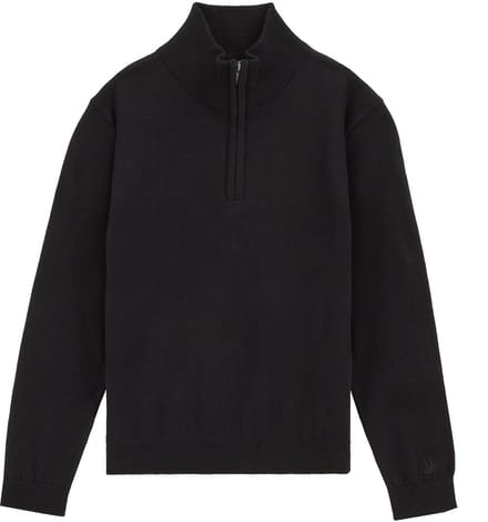 WE Fashion Jongens gebreide trui met quarter-zip