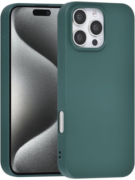 TUNIQ telefoonhoesje voor Apple iPhone 16 Pro Max - TPU backcover - Groen