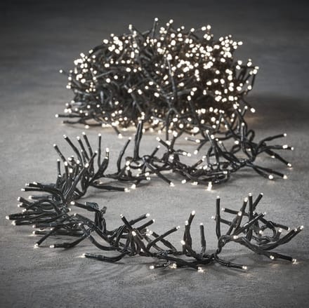 Luca Lighting kerstverlichting lichtsnoer - buiten - 768 lampjes warm wit - flashfunctie - 560 cm