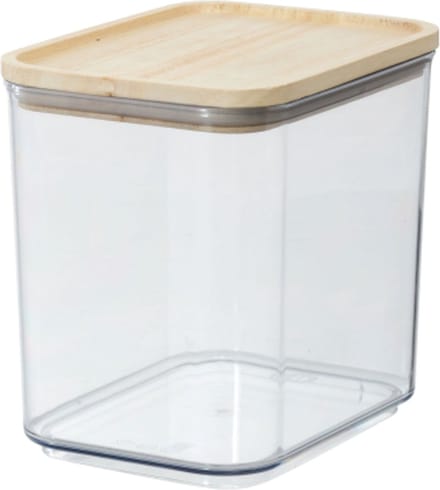 iDesign - Ro Pansino Voorraadpot Transparant 2 liter - Kunststof - Transparant