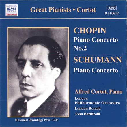 Alfred Cortot - Chopin: Piano Concerto No. 2 | Piano Concerto (CD)
