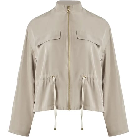 Veste met verstelbare taille koord voor dames Mat Fashion