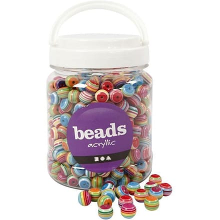 Creotime Kralen 530 Stuks Multicolor Acryllic