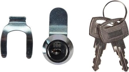 Brievenbus slot - Ø15mm / 18mm - twee sleutels