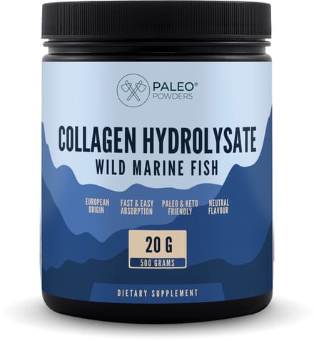 Paleo Powders – Collageen Hydrolysaat – Wild Gevangen Vis – Type I – 500 gram
