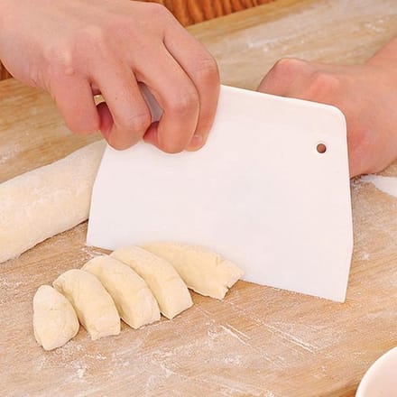 Finnacle - Deegschraper - Keukentool - Keukengadget - 2 stuks - Wit - Koken - Schraper - Keukenaccessoire
