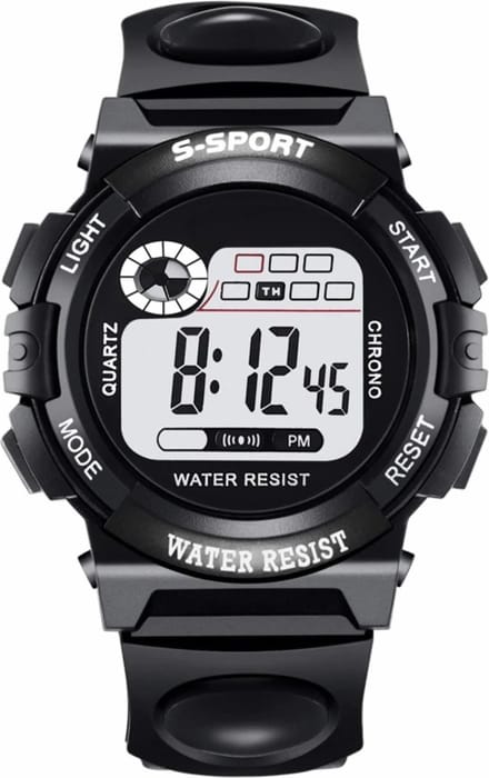 Fako Bijoux® - Kinderhorloge - S-Sport Classic - Zwart