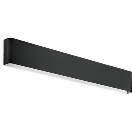 IDEAL LUX LED wandlamp Delta zwart, breedte 61 cm, 3.000 K