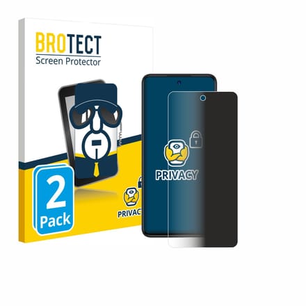 BROTECT - privacy screenprotector voor ZTE Blade A75 4G - Folie Beschermfolie Blauwlichtfilter 2 Stuks