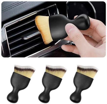 Dailygoods- Kwastenset 3 Stuks - Professionele Autoborstel - Zachte
