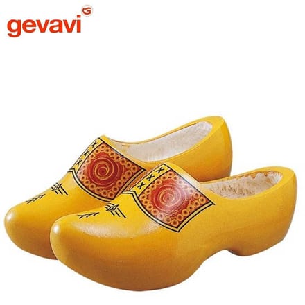 Gevavi Farmer Geel Houten Klompen Uniseks