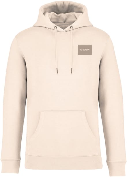 G-TOWN Ivory Elegance Dames Hoodie – Regular Fit – Duurzaam Katoen – Ivoor
