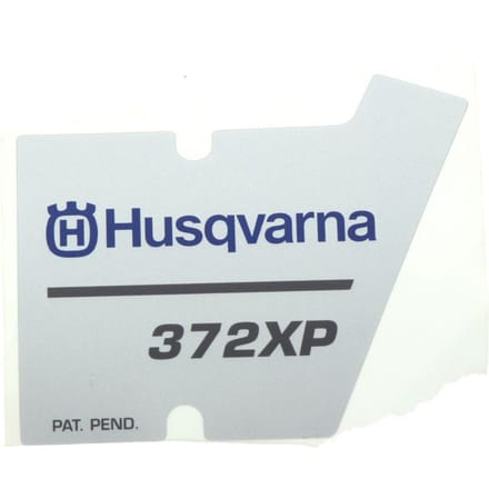 Husqvarna 372xp starterkap sticker