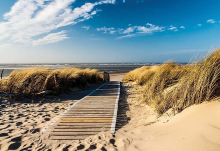 Fotobehang Beach Scene | XL - 208cm x 146cm | 130g/m2 Vlies