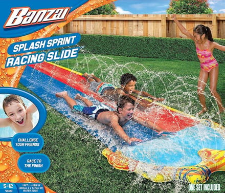 Splash Sprint Waterglijbaan - 488 cm L x 147 cm