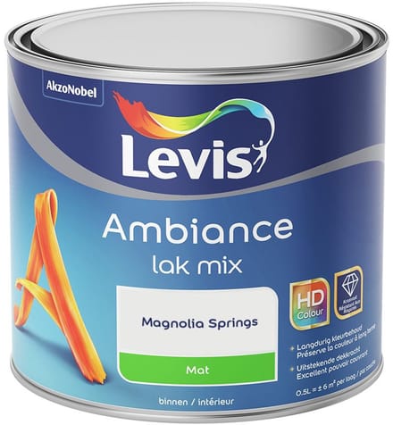 Levis - Ambiance Lak Mat Mix - Magnolia Springs - Mengverf - 0,5 L