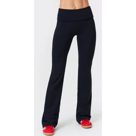 Stronger Soft fold over flared leggings l918-99999