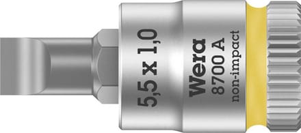 Wera 8700 A FL 05003321001 Plat Dopsleutel-bitinzet Houderfunctie 6.3 mm 1/4 5.5 mm 5.5 mm 1/4 (6,3 mm)