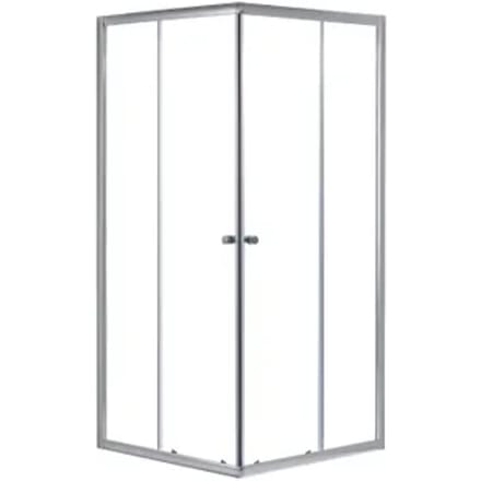 Aquavive Douchecabine Sicilie - Hoekinstap - 90x90x190cm - Chroom