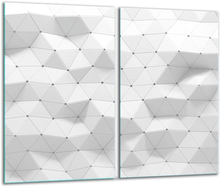 TMK ArtDeko - Snijplank - 30x52 cm - Glas - Bont Kleuren