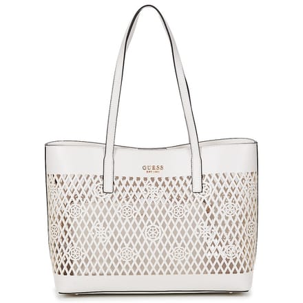 GUESS shopper Letty 2 in 1 Tote Cream White crème