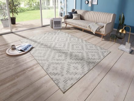 Binnen & buiten vloerkleed Creil Elle Decoration - crème 77x150