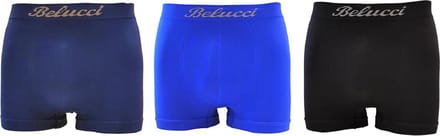 Belucci boxershorts assorti kleuren A 3pack maat M/L