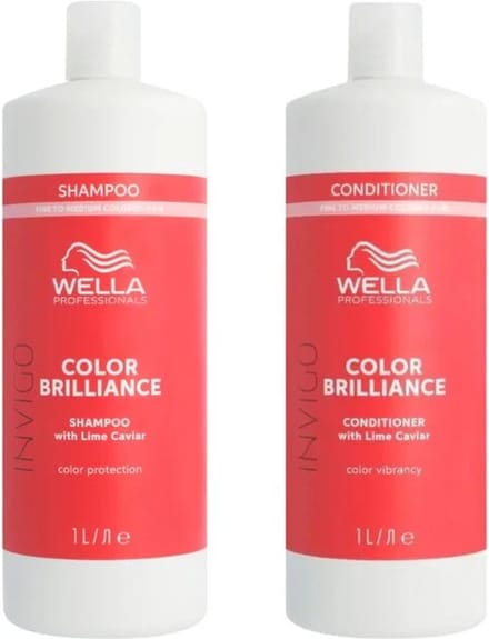 Wella - Color Brilliance Shampoo & Conditioner Fine Liter Set - 2x1000ml