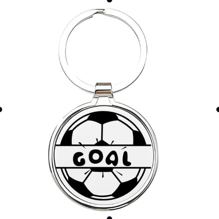 Akyol - Voetbal Sleutelhanger - voetbal - liefhebber - Cadeau - Sport - 2,5 x 2,5 CM