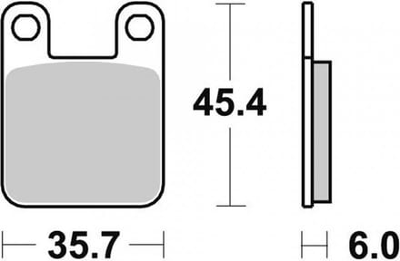 Plaquette de frein Malossi pour Moto Gilera 50 GSM Neuf