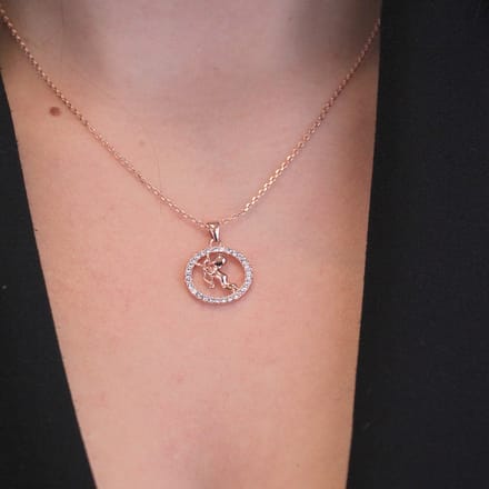 Boogschutter Zodiac Hangers - Roségoud en Kristal