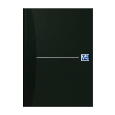 Notitieboek Oxford Office A4 Smart Black Gelijnd