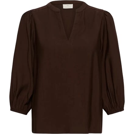 Kaffe KAalberta Blouse Dames Blouse - Coffee Bean
