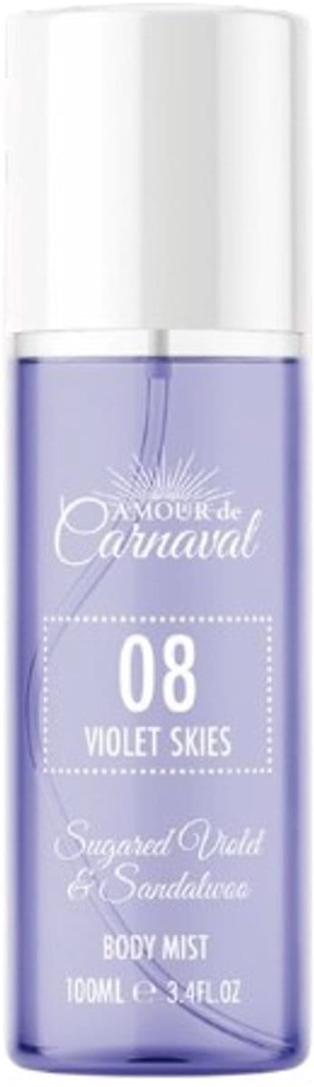 Amour de Carnaval 08 Violet Skies Body Mist – Sugared Violet & Sandalwood – 100 ml