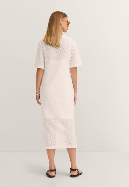 Bugatti Damen Zomerjurk met structuur van katoenmix
