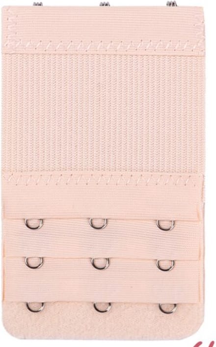 New Age Devi - 3 bh verlengstukken beige (3 haaks met elastiek)