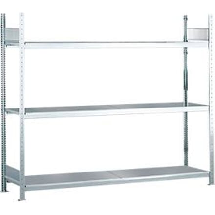 Breedvakstelling WS 2000 - B 2000 x D 800 x H 2000 mm - 3 legborden - draagvermogen per legbord 400 kg - staal - verzinkt