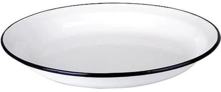 903925 BANDEJA OVALADA BlancoA 25X17 CM