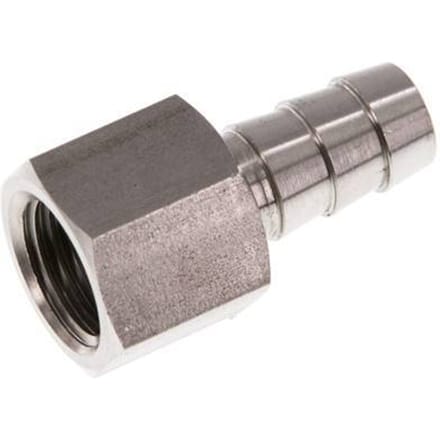G 1/4'' x 9mm RVS Slangpilaar 40 Bar